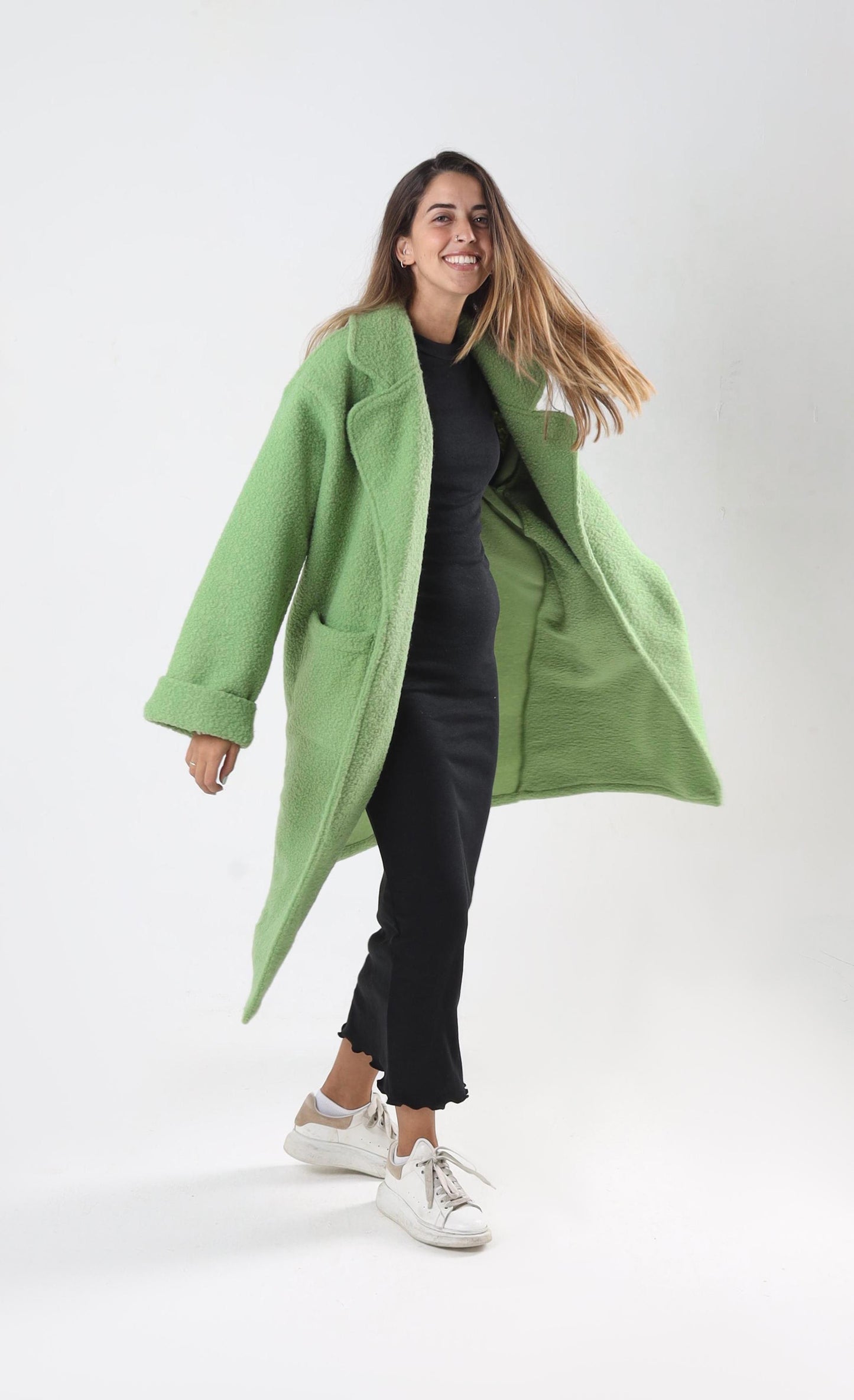 Matcha Wool Coat
