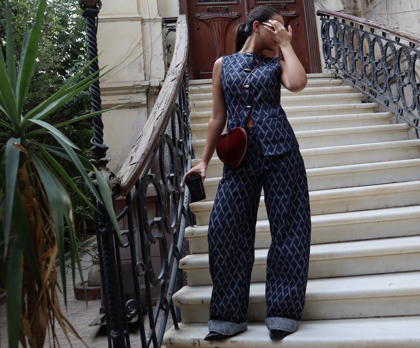 Denim Mirage Set
