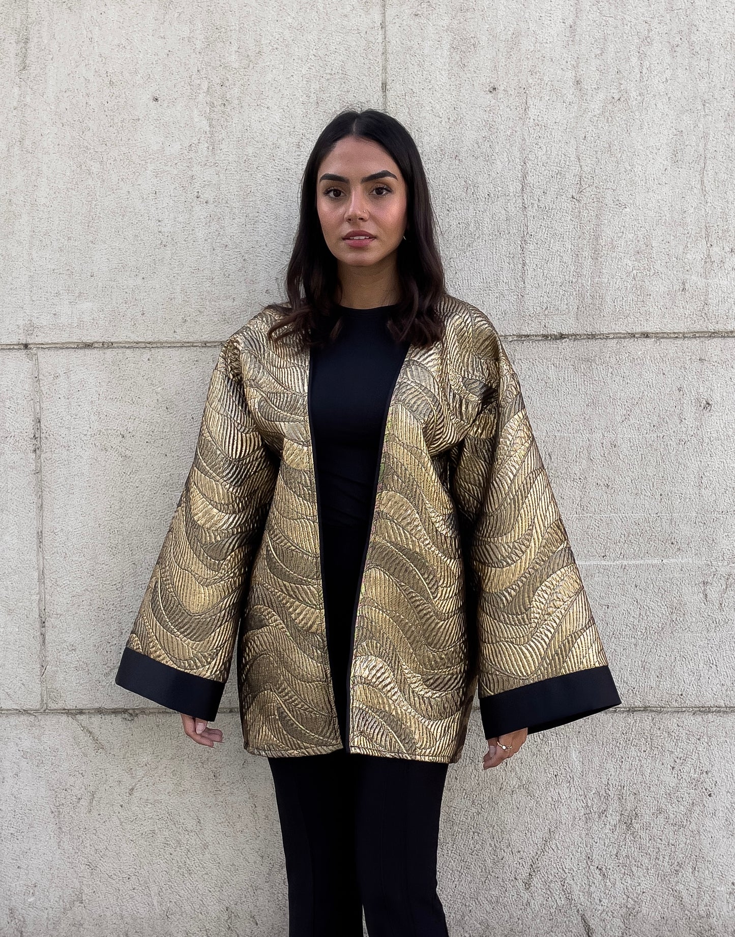 Golden Waves Kimono