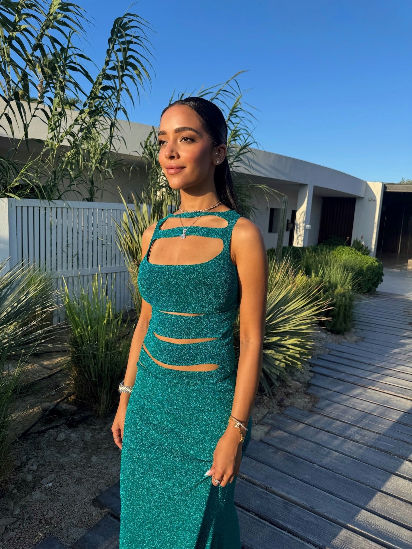 Aurora Cut-Out Skirt Set