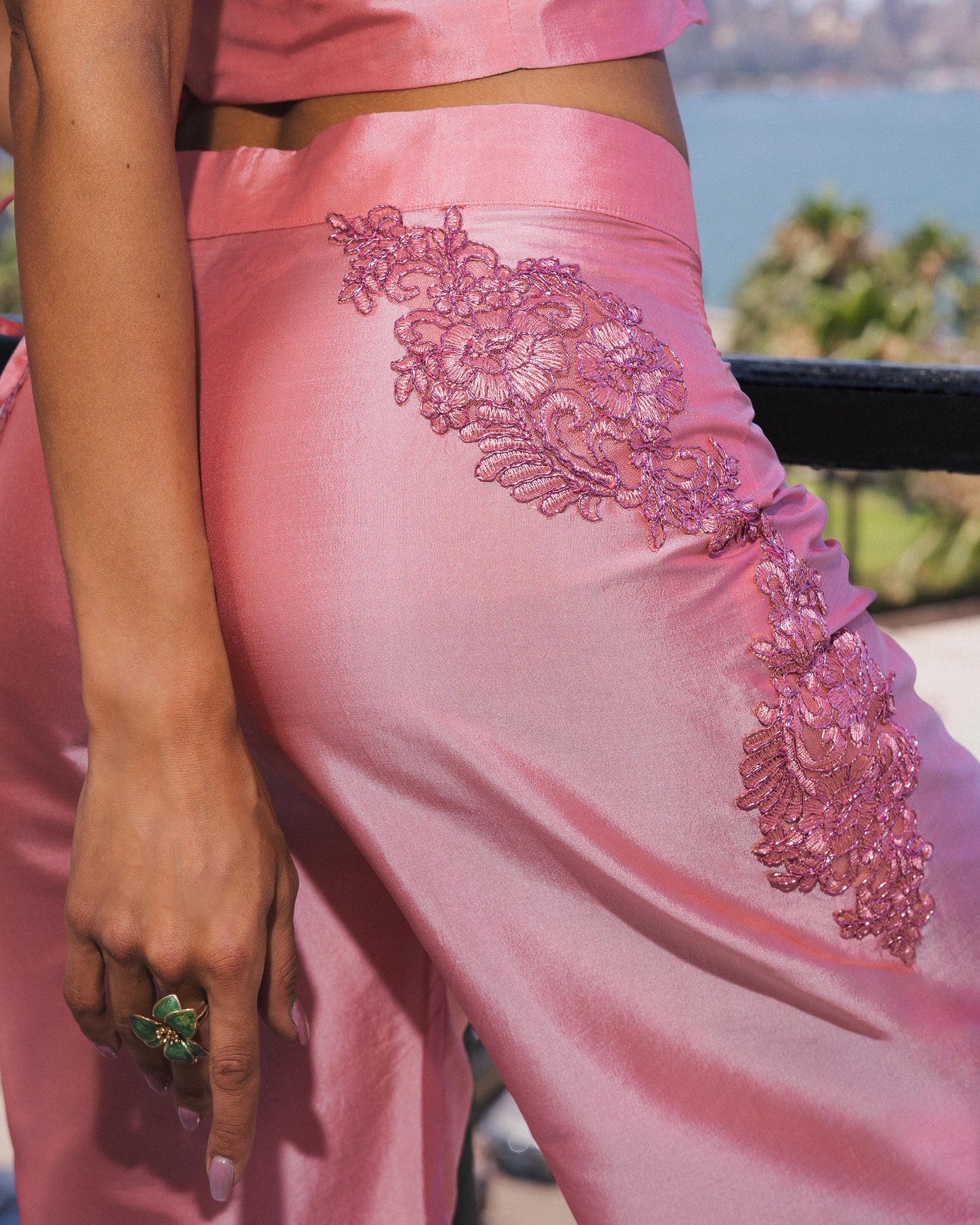Embroidered Taftan Pants