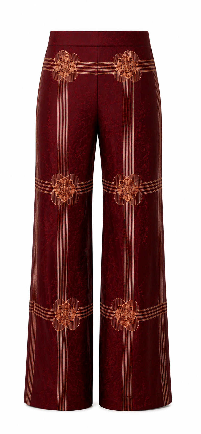 Clover Organza Wide-Leg Pants