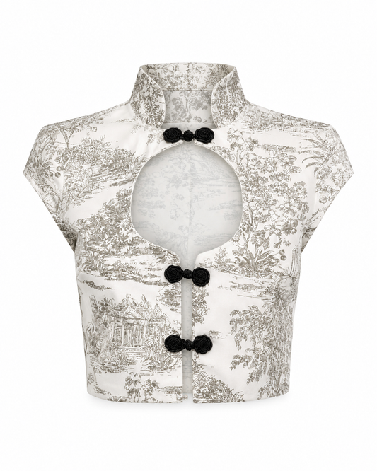 Mandarin Collar Top