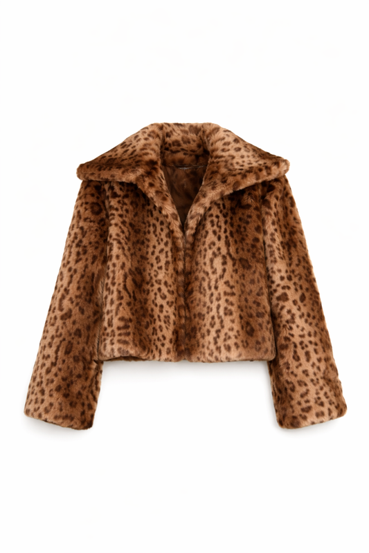 Luxe Leopard Fur Coat